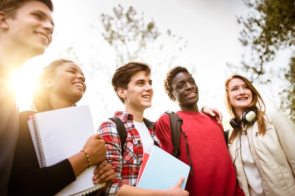 image of young students